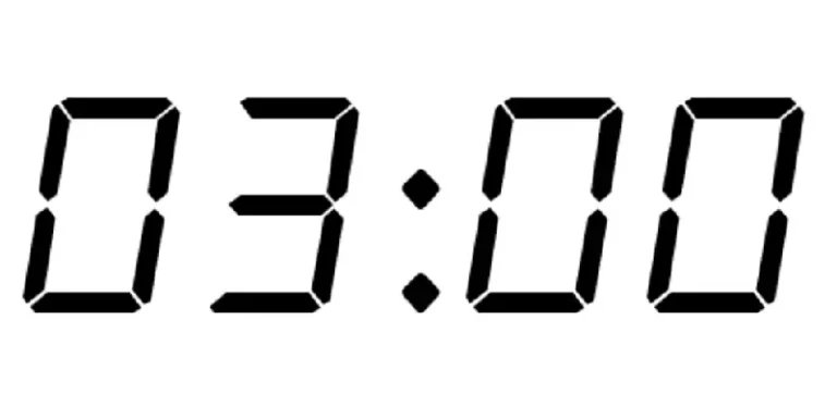 03:00 zamanının anlamı ve sembolizmi