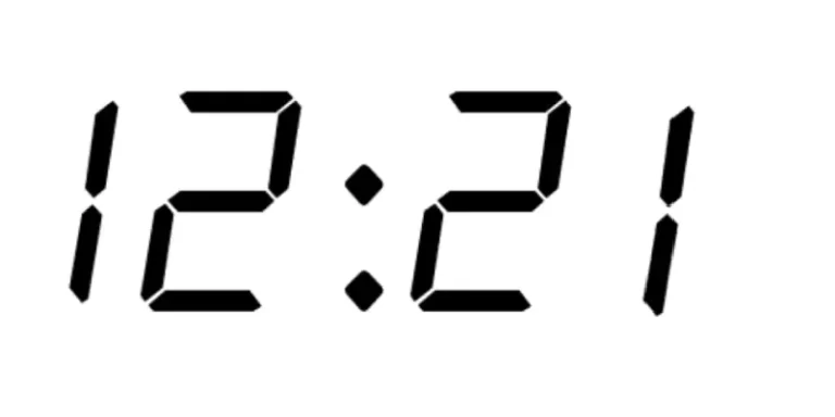 12:21 ters ayna saati ve anlamı